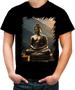 Imagem de Camiseta Colorida Estátua de Buda Iluminado Religião 14