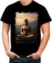 Imagem de Camiseta Colorida Estátua de Buda Iluminado Religião 17