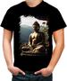 Imagem de Camiseta Colorida Estátua de Buda Iluminado Religião 9