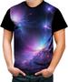 Imagem de Camiseta Colorida Estrelas Espaço Universo Galaxia 3