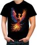 Imagem de Camiseta Colorida Fenix Phonenix Ave Mitologica Renascimento 4