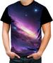 Imagem de Camiseta Colorida Galaxias Espaço Neon Estrelas 2