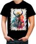 Imagem de Camiseta Colorida Guerreiro Viking Nórdico Tribo 2