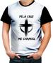 Imagem de Camiseta Colorida Jesus Pela Cruz me Chamou Cristã 1