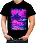 Imagem de Camiseta Colorida Landscape Futuro Vaporwave 7