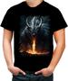 Imagem de Camiseta Colorida Leviathan Infernal Fogo 3