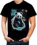 Imagem de Camiseta Colorida Panda Com Roupa Estilosa 3