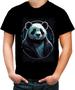 Imagem de Camiseta Colorida Panda Com Roupa Estilosa 6