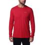 Imagem de Camiseta Columbia Neblina UV Masculina Manga Longa - Vermelho