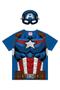 Imagem de Camiseta Com Máscara do Capitão America - Fakini