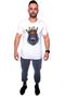 Imagem de Camiseta confort Kruger's Concept  GORILLA REI - Masculino - GG - Branco