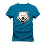 Imagem de Camiseta Confortável Gola Redonda Dtf Digital Urso Garra