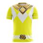 Imagem de Camiseta Cosplay Uniforme Power Rangers Amarelo Envio Hoje