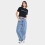 Imagem de Camiseta Cropped Calvin Klein Palito Horizontal Feminina