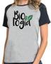 Imagem de Camiseta curso biologia faculdade camisa universitária