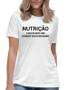 Imagem de Camiseta curso nutrição divertida engraçada faculdade