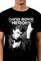 Imagem de Camiseta David Bowie Heroes Blusa Adulto Oficial Licenciado Banda de Rock Unissex Of0223