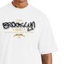 Imagem de Camiseta de Algodão Masculina Oversized para Esportes e Academia com Estilo Streetwear Brooklyn