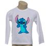 Imagem de Camiseta de Criança Manga Longa Infantil Do Stitch