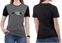 Imagem de Camiseta de Gato Feminina blusa Animal Ziper