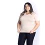 Imagem de Camiseta de Malha de Viscose Gola V Plus Size