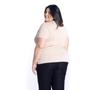 Imagem de Camiseta de Malha de Viscose Gola V Plus Size