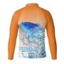 Imagem de Camiseta de Pesca Dryfit com Proteção UV Laranja - Fera Print