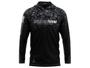 Imagem de Camiseta de Pesca Mar Negro Sublimada Com Capuz Proteção Solar 50+ UV - Fisher Séries