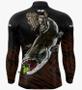 Imagem de Camiseta de Pesca Traira Trairão Modelo Novo King Brasil Proteção Solar 50