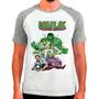 Imagem de Camiseta Desenho Hulk Herói Quadrinhos Masculina 04