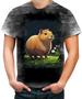 Imagem de Camiseta Desgaste Capivara do Bem Animalzinho 10