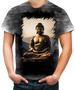 Imagem de Camiseta Desgaste Estátua de Buda Iluminado Religião 23