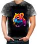 Imagem de Camiseta Desgaste Hamster Neon Pet Estimação 5