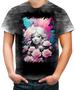 Imagem de Camiseta Desgaste Mulher de Rosas Paixão 18