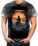 Imagem de Camiseta Desgaste Pesca Esportiva Pôr do Sol Peixes 20