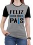 Imagem de Camiseta Dia dos Pais Feminina Casal blusa Gravata