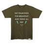 Imagem de Camiseta Diamond Breakfast Tee Verde Militar