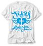 Imagem de Camiseta diferentes com frases Jesus Love you camisa legal