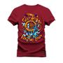 Imagem de Camiseta Direção Navio Estampada Algodão Confortável 30.1 Penteada