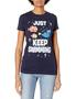 Imagem de Camiseta Disney Just Swimming Graphic para mulheres azul marinho