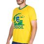 Imagem de Camiseta Do Brasil Masculina Copa Do Mundo Gola Redonda