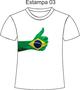 Imagem de Camiseta do Brasil - Proteção Solar 50 - Escolha entre as 6 estampas disponíveis