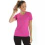 Imagem de Camiseta Dry Fit Feminina Baby Look Esportiva Proteção UV