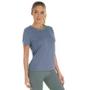 Imagem de Camiseta Dry Fit Feminina Baby Look Esportiva Proteção UV