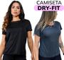 Imagem de Camiseta Dry-fit Feminina Fitness Academia Pilates Treino