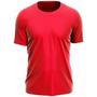 Imagem de Camiseta Dry Fit Leve Masculina Microfuros Anti SuorEsportiva - Vermelho