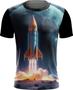 Imagem de Camiseta Dryfit Foguete Espacial Space Rocket Espaço 3
