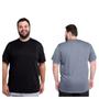 Imagem de Camiseta Dryfit Plus Size Masculina Academia Treino Malha