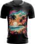 Imagem de Camiseta Dryfit Praia Paradisíaca Vintage 4