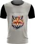 Imagem de Camiseta Dryfit Raposa Fox Ilustrada Abstrata Cromática 1